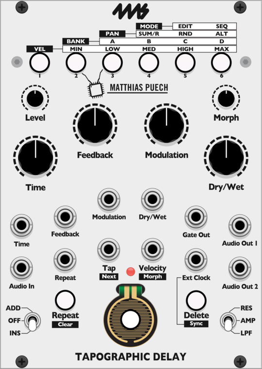 Tapographic Delay