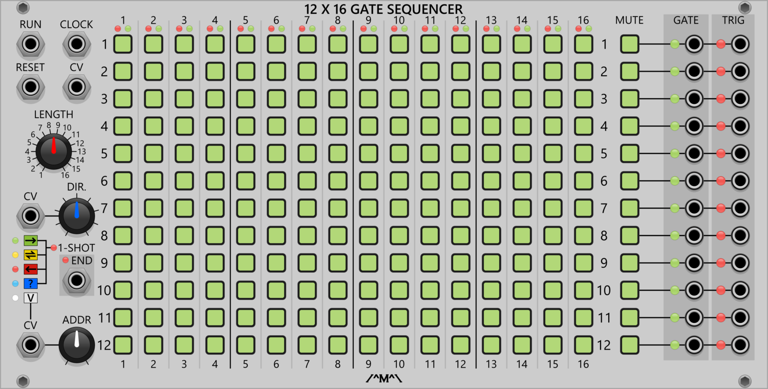 12 x 16 Gate Sequencer