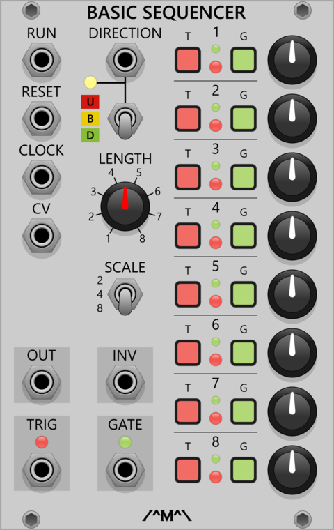 Basic 8 Step Sequencer