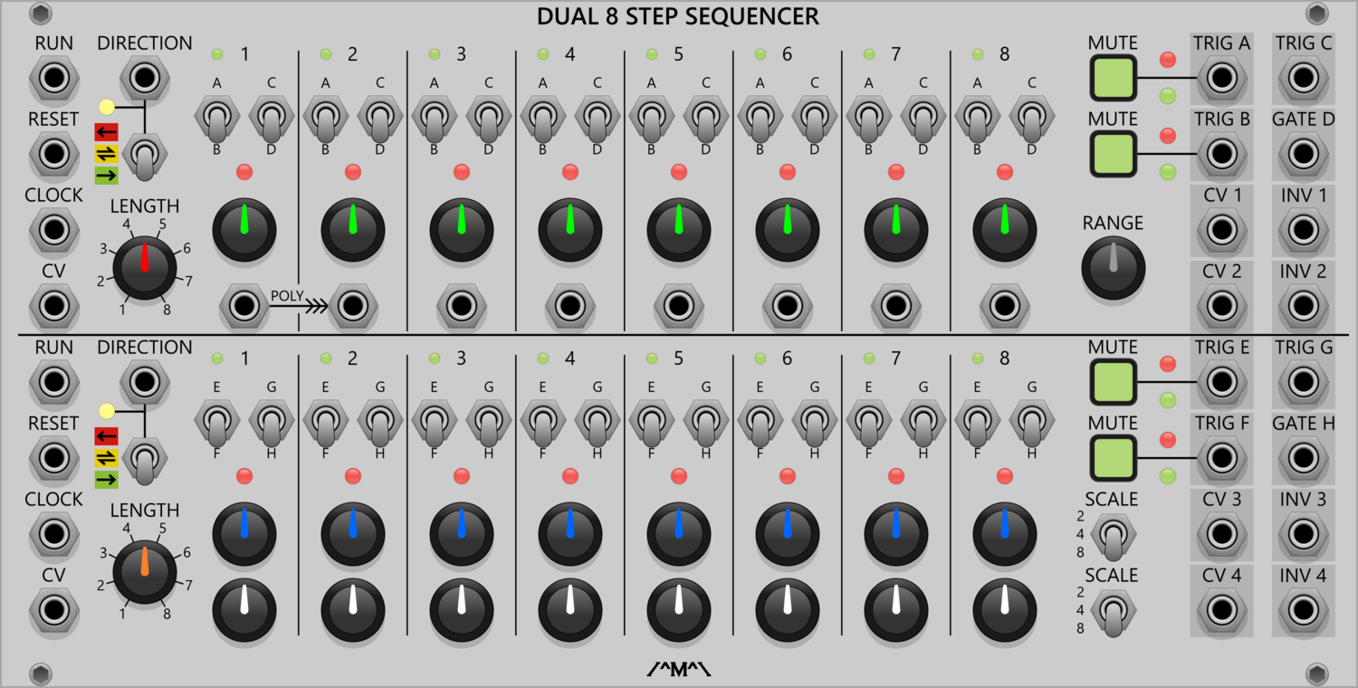 Dual 8 Step Sequencer