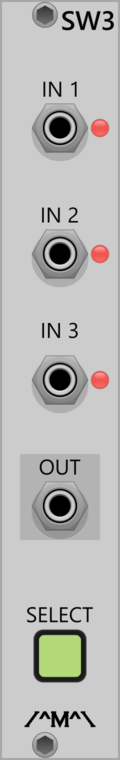 Manual 3 Input Switch