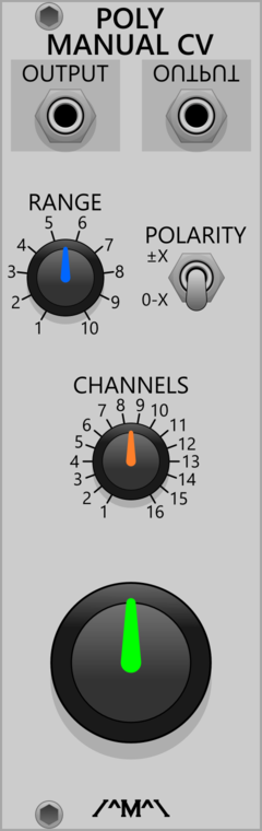 Polyphonic Manual CV Generator