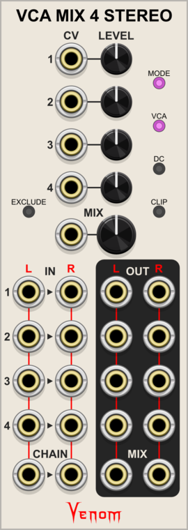 VCA Mix 4 Stereo