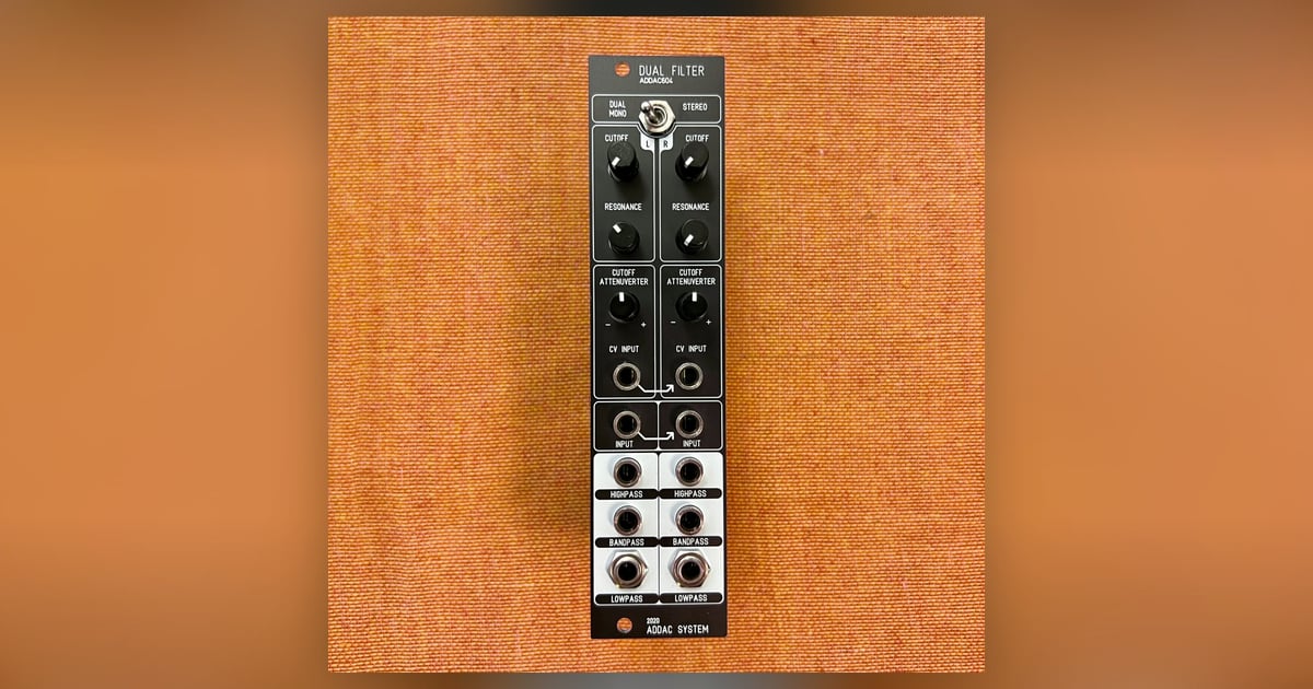 ADDAC System: ADDAC604 Dual Filter | Takazudo Modular
