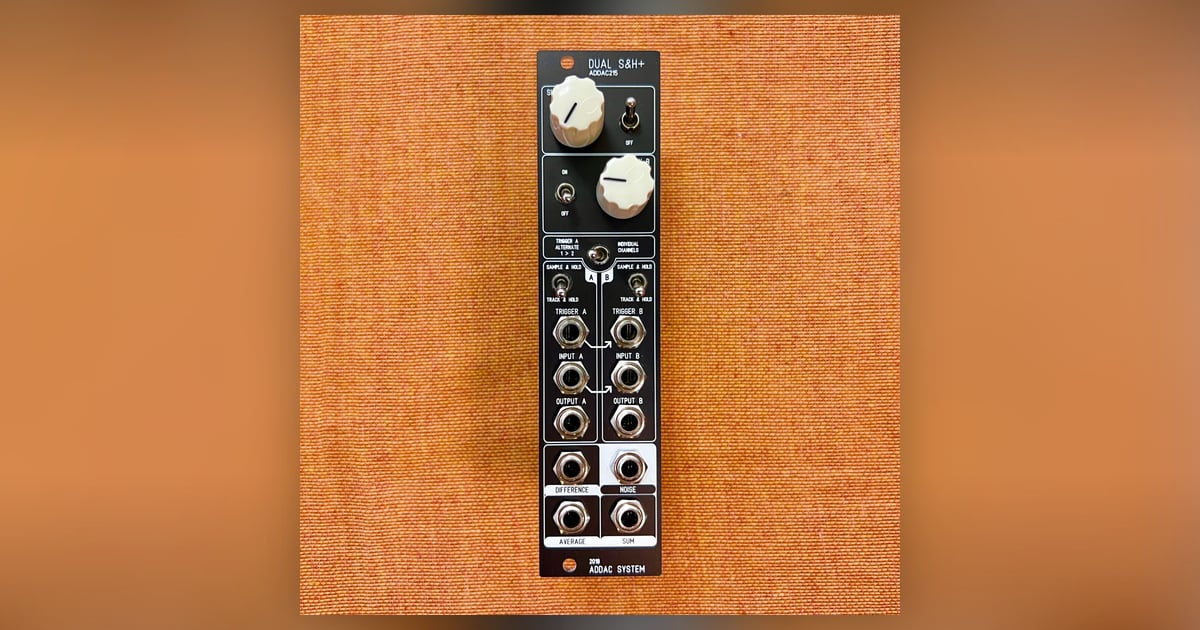 ADDAC System: ADDAC215 Dual S&H+ | Takazudo Modular