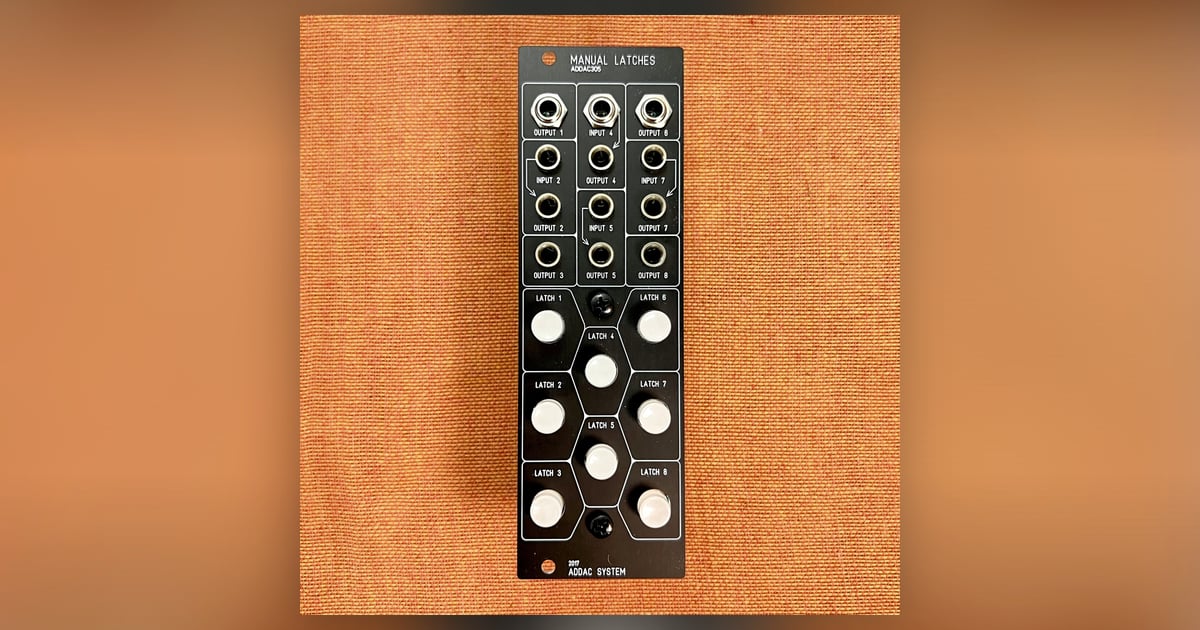 ADDAC System: ADDAC305 Manual Latches | Takazudo Modular