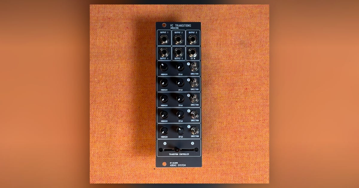 ADDAC System: ADDAC306 VC Transitions | Takazudo Modular