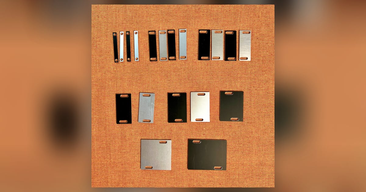 Takazudo Modular: アルミブランクパネル1U 19枚セット