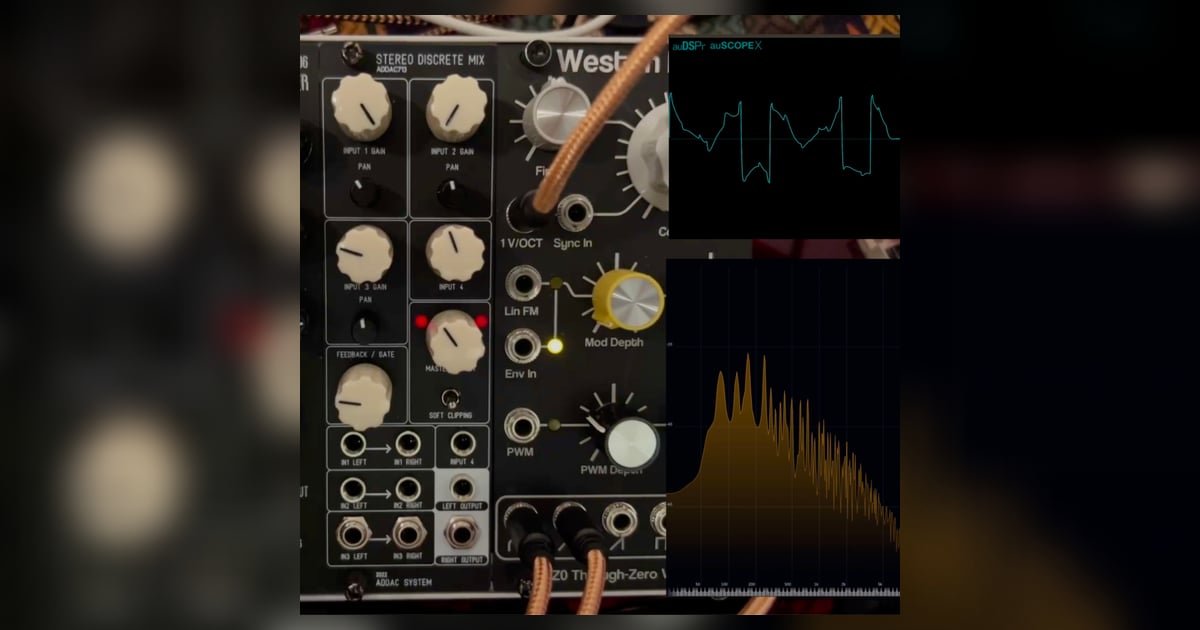 Notes003: ミキサーで音を割る | Takazudo Modular