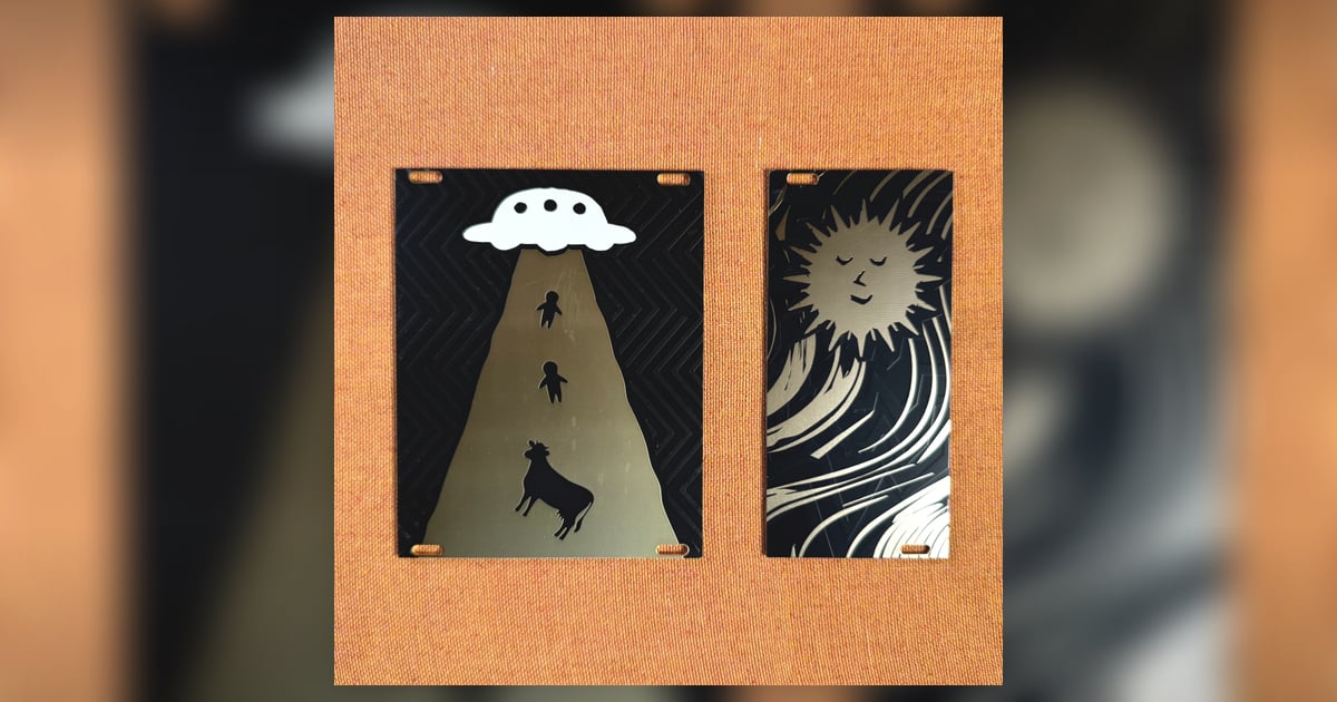 Takazudo Modular: ブランクパネル The Sun + UFO
