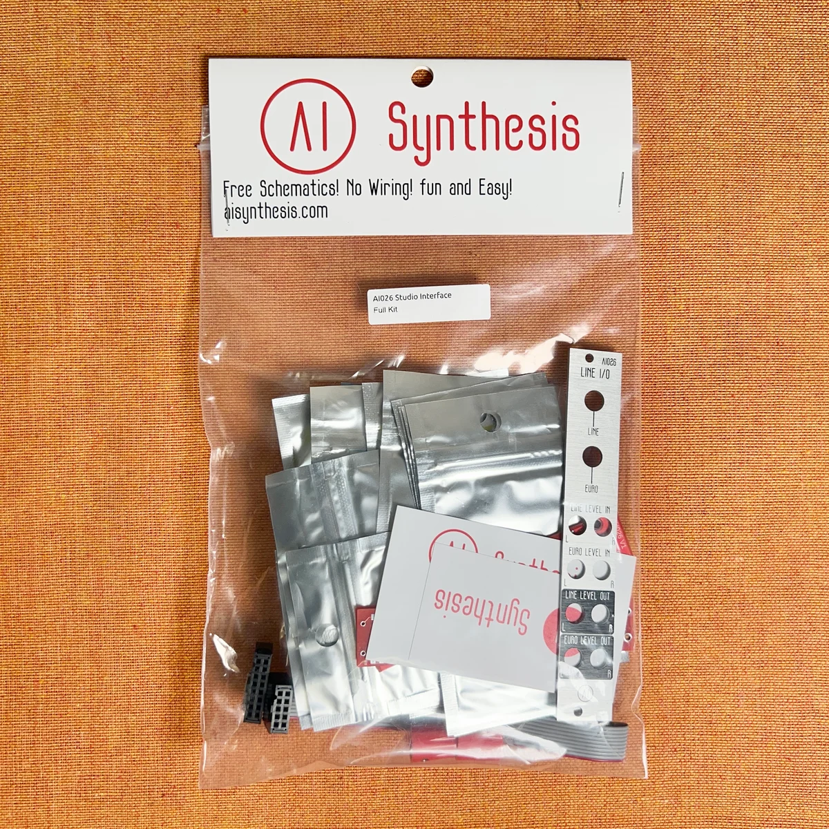 AI026 Line I/O Interface (Aluminium Panel) DIY Kit