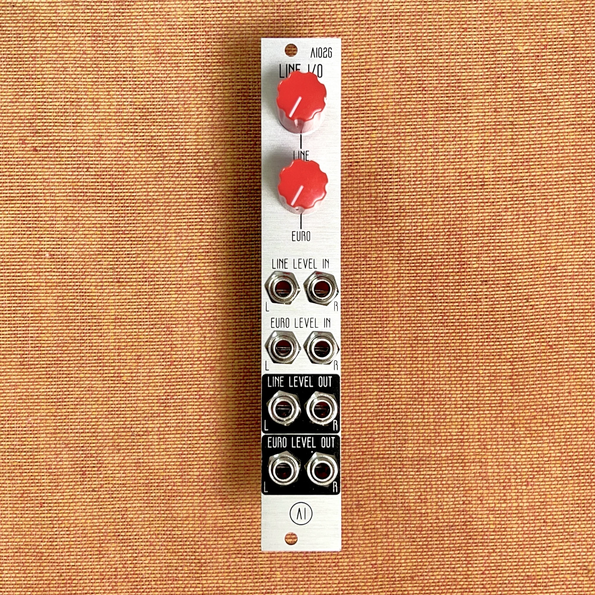 AI Synthesis: AI026 Line I/O Interface (Aluminium Panel)