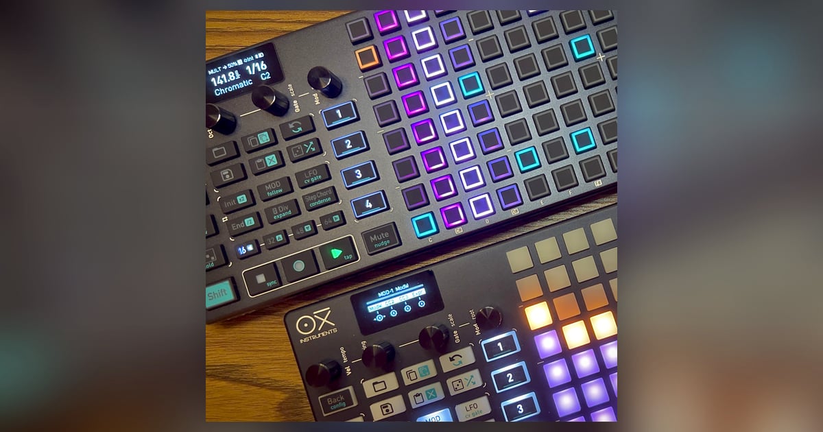 OXI Instruments OXI ONE その1 OXI ONE MKII MIDI/CV Sequencer BLACK