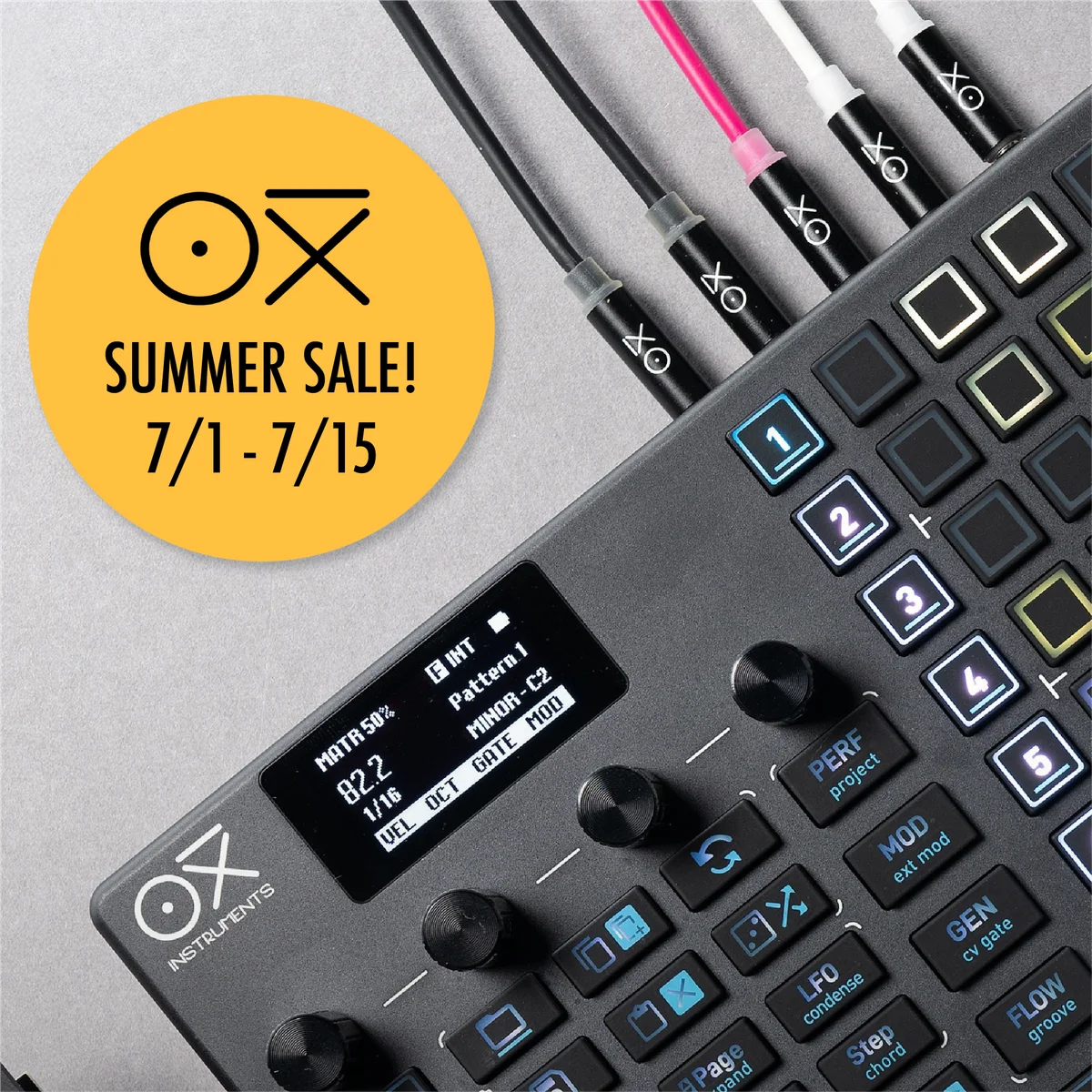 Notes010: OXI Instrumentsサマーセール開始!