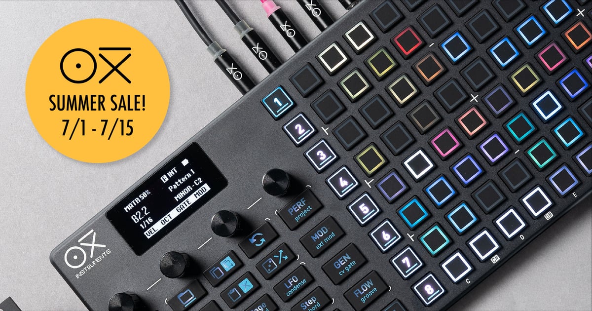 Notes010: OXI Instrumentsサマーセール開始！ | Takazudo Modular