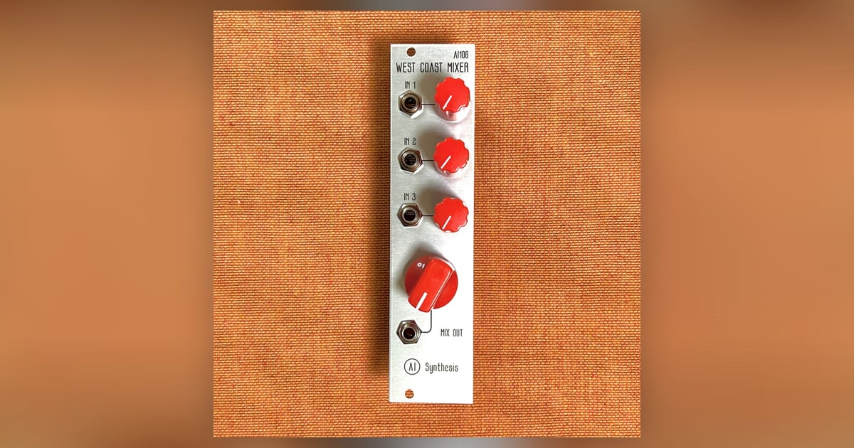 AI Synthesis: AI106 West Coast Mixer | Takazudo Modular