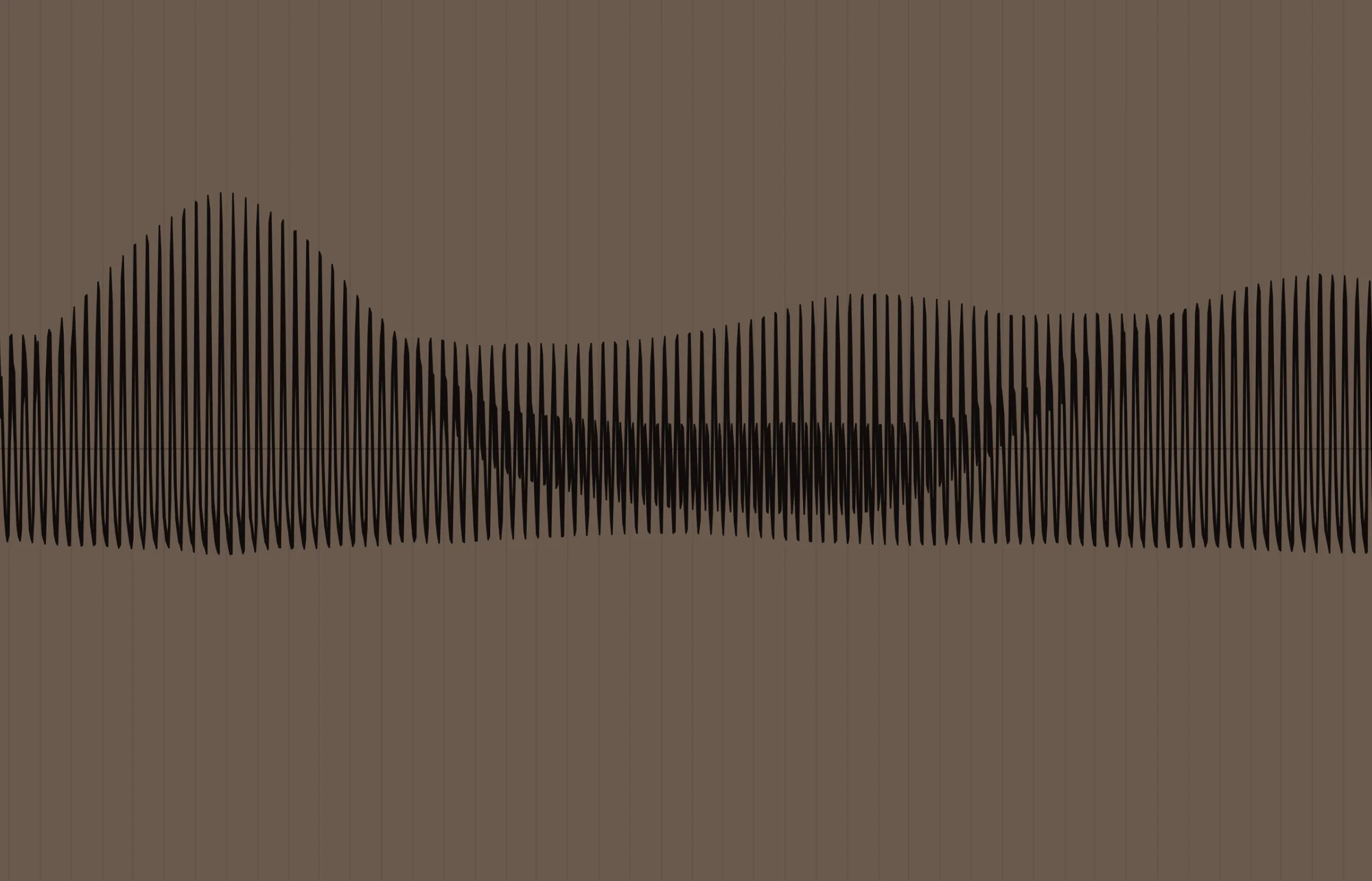 Audio file waveform