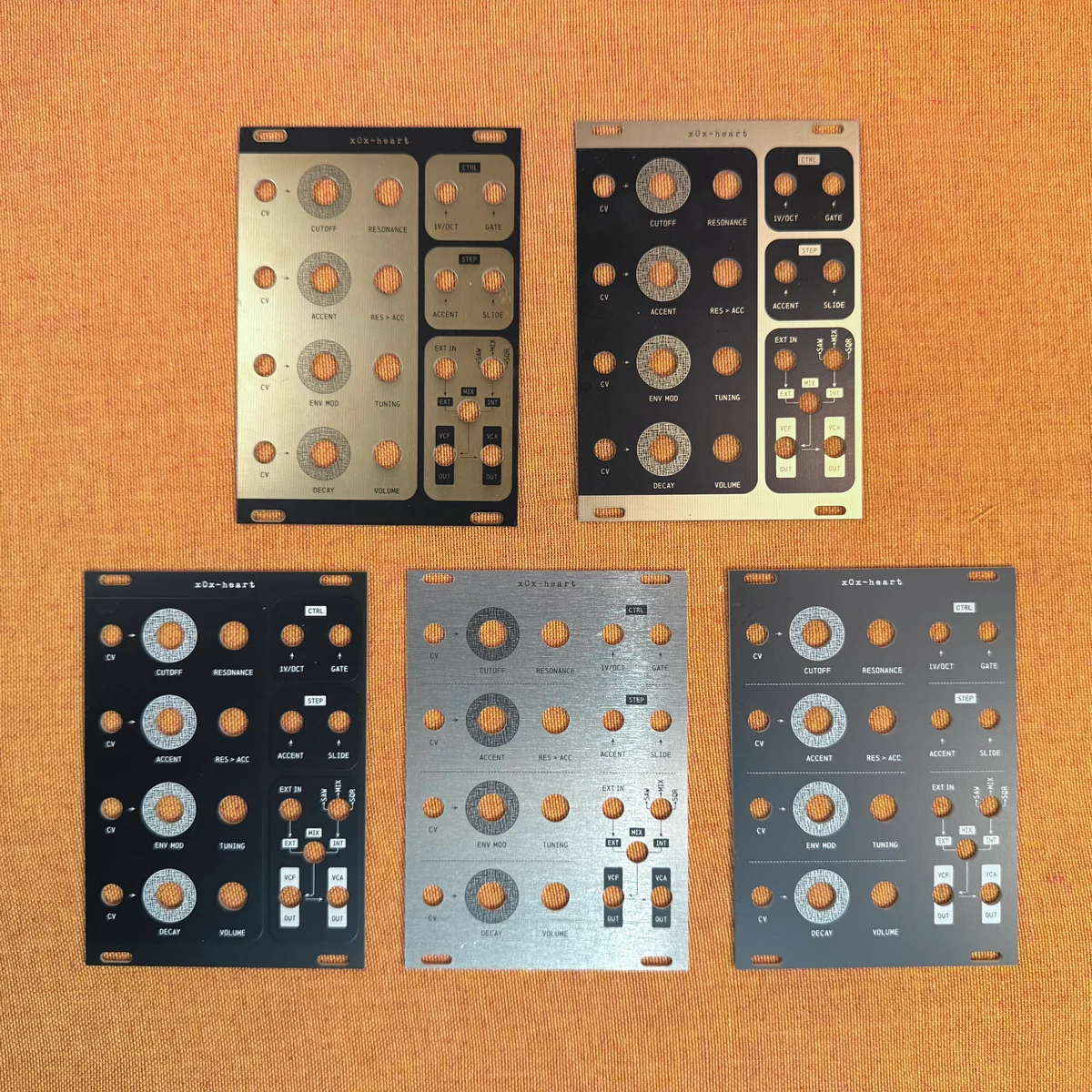 x0x-heart Panel Set
