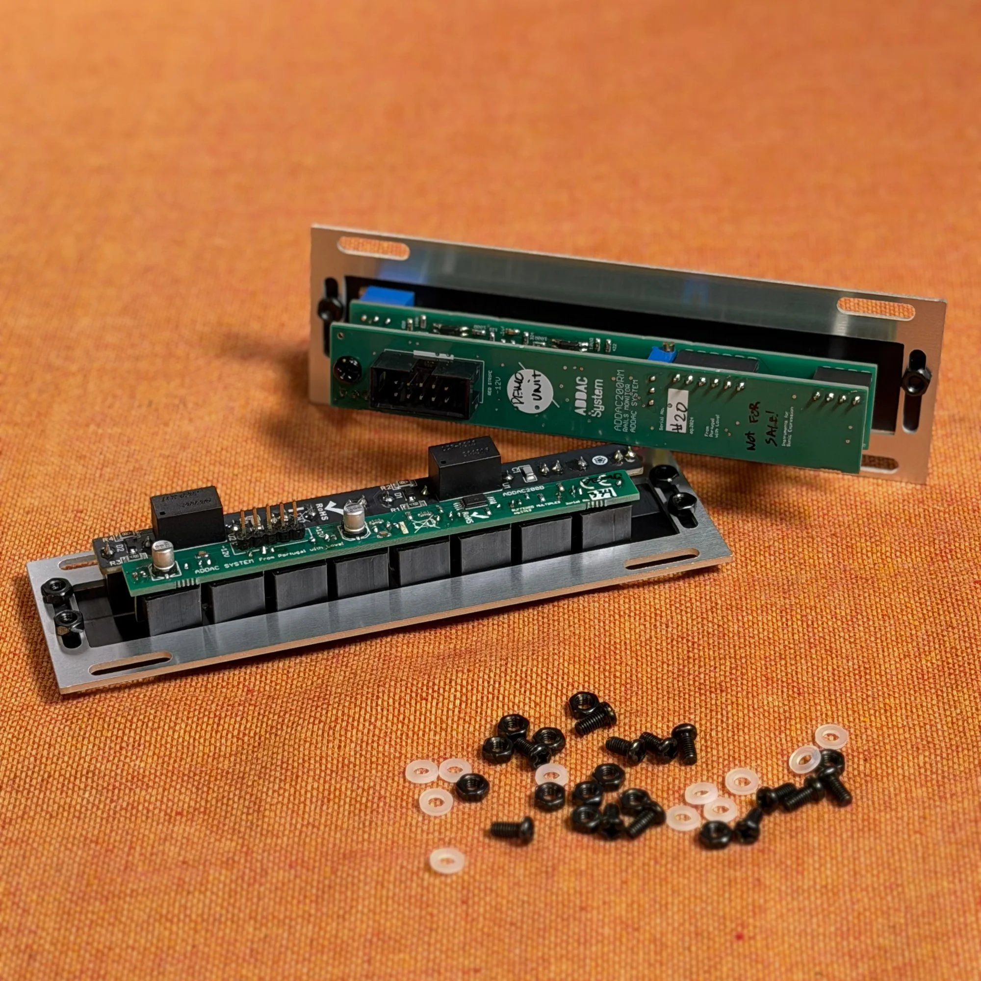 zudo-3u-to-1u モジュールの分解パーツの参考写真
